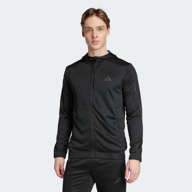 Толстовка Train Essentials Seasonals Full-Zip Adidas JV7243, рис. 0