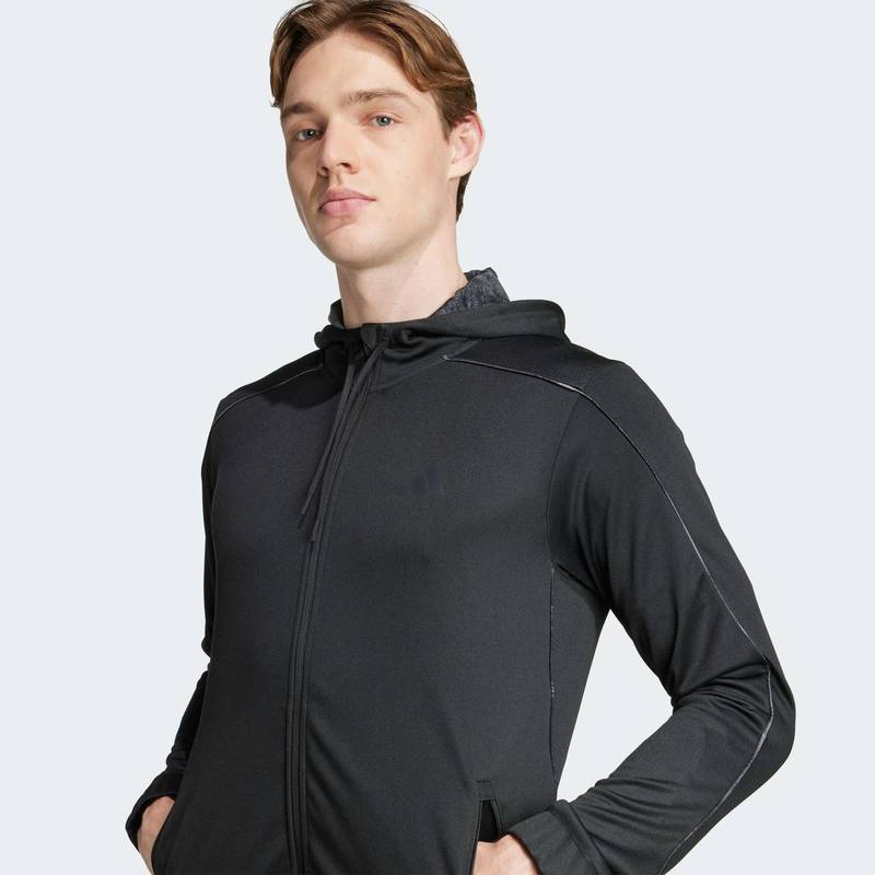 Толстовка Train Essentials Seasonals Full-Zip Adidas JV7243, рис. 4