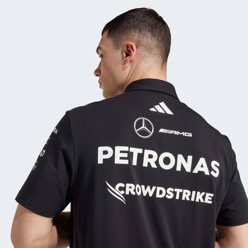 Футболка-поло Mercedes - AMG Petronas Formula One Team Black Adidas JW5391, рис. 5