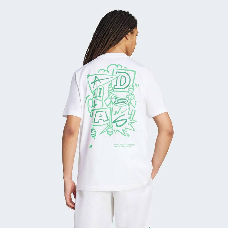 Футболка Stadium Crowd Loose Graphic Adidas JX7475, рис. 1