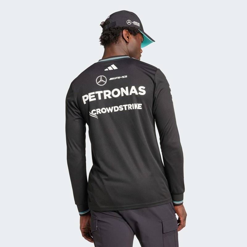 Джерси с длинным рукавом Mercedes - AMG Petronas Formula One Team Driver Authentic Adidas JW5359, рис. 1