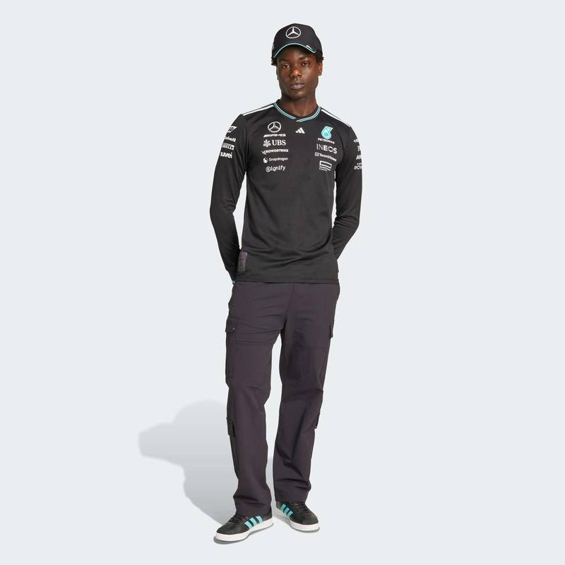 Джерси с длинным рукавом Mercedes - AMG Petronas Formula One Team Driver Authentic Adidas JW5359, рис. 3