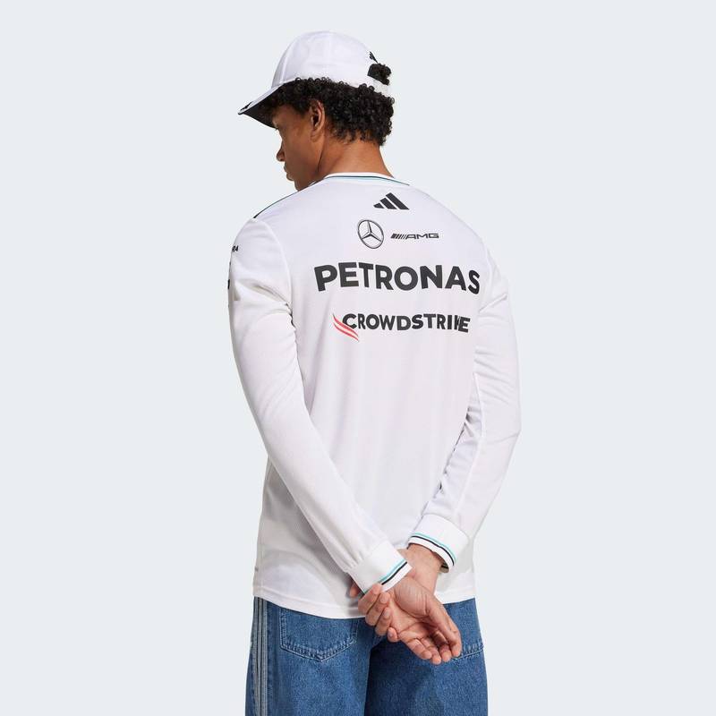 Джерсі з довгим рукавом Mercedes - AMG Petronas Formula One Team Driver Authentic Adidas JX5797, рис. 1