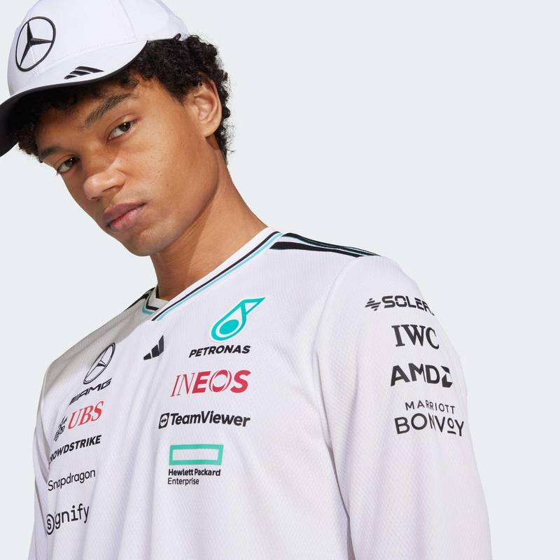 Джерсі з довгим рукавом Mercedes - AMG Petronas Formula One Team Driver Authentic Adidas JX5797, рис. 4
