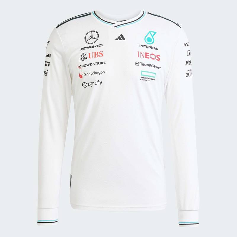 Джерсі з довгим рукавом Mercedes - AMG Petronas Formula One Team Driver Authentic Adidas JX5797, рис. 6