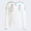 Джерси с длинным рукавом Mercedes - AMG Petronas Formula One Team Driver Authentic Adidas JX5797, прев. 6