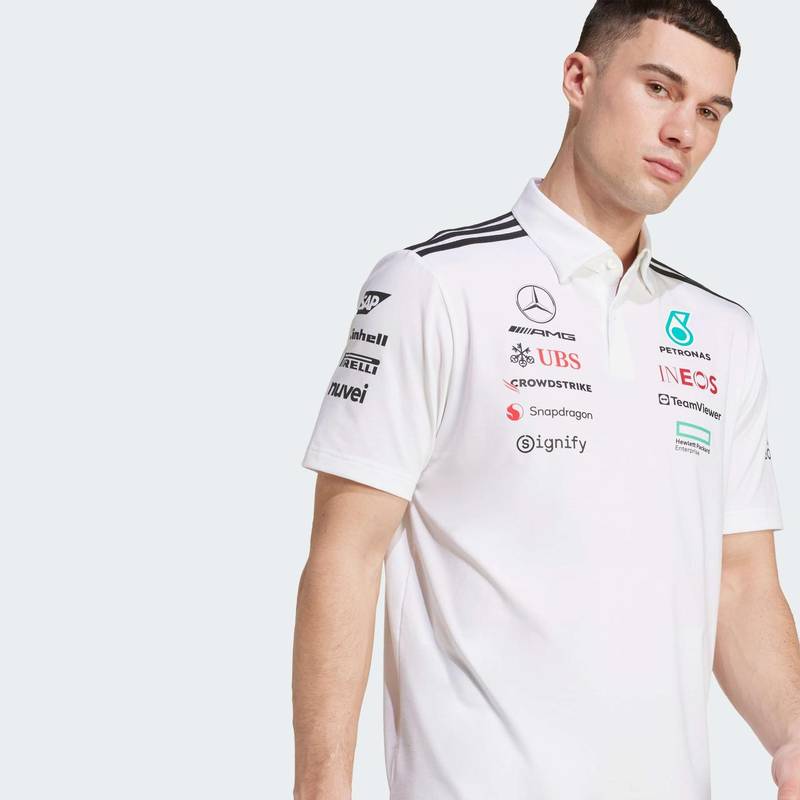 Футболка-поло Mercedes - AMG Petronas Formula One Team Adidas JW0586, рис. 3