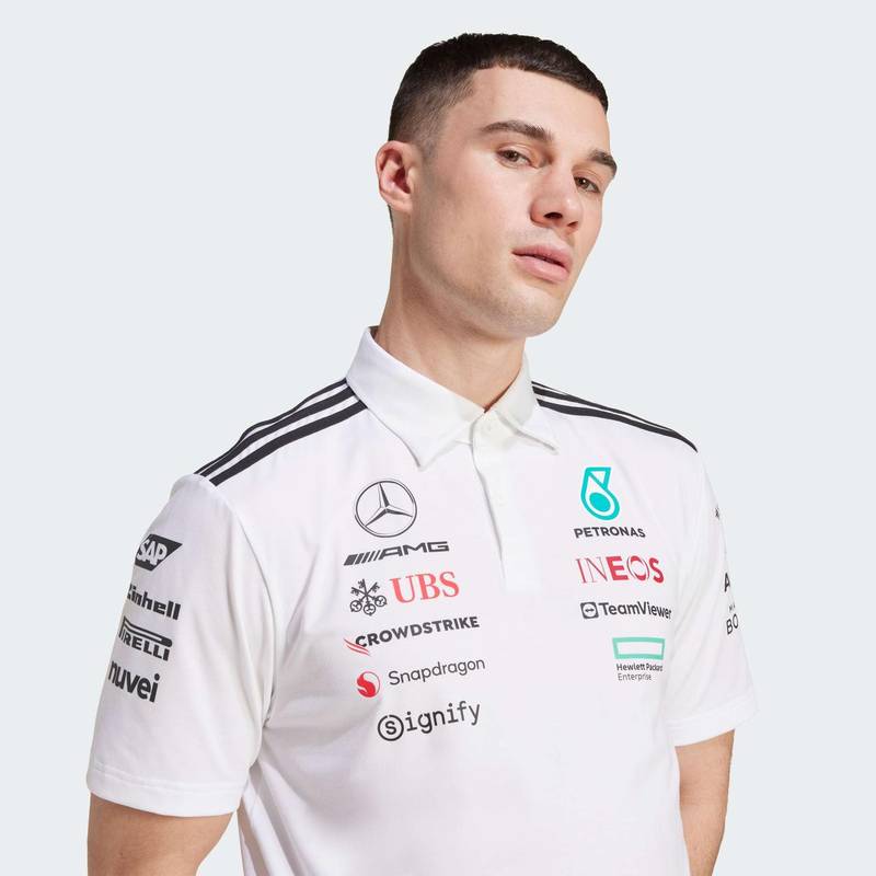 Футболка-поло Mercedes - AMG Petronas Formula One Team Adidas JW0586, рис. 4