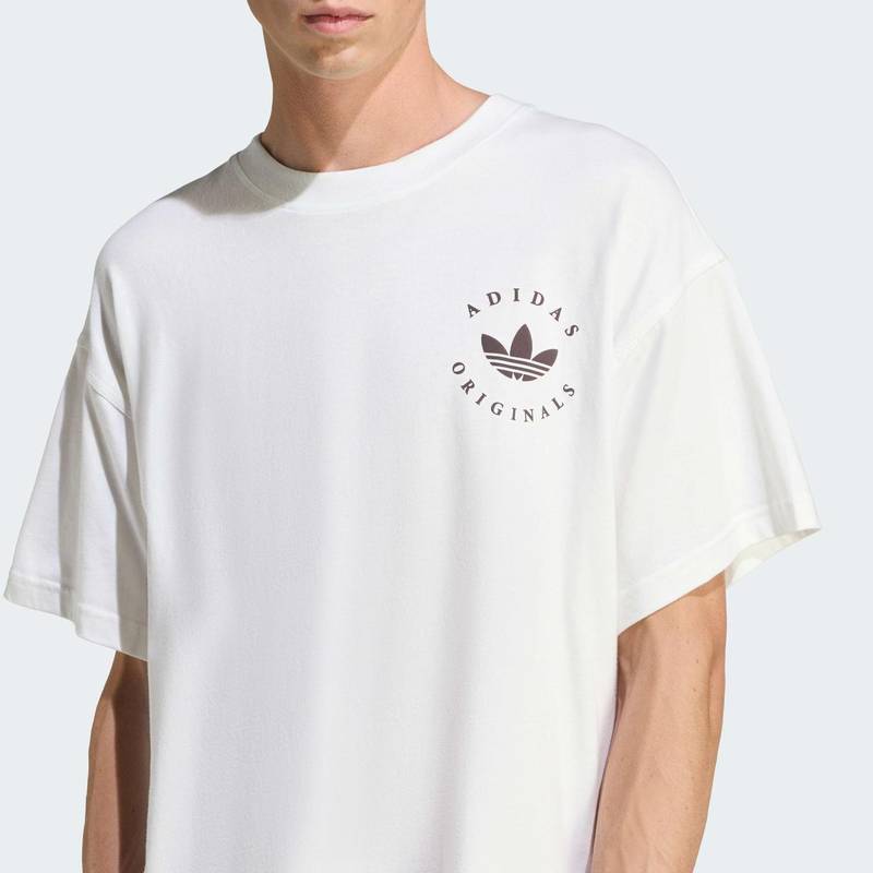 Футболка Curved Trefoil Logo GFX Adidas KG9866, рис. 3