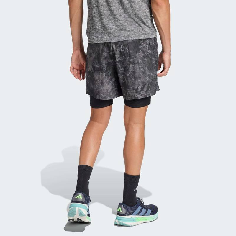 Шорти 2в1 Own The Run Spray Dye Adidas JN9680, рис. 1