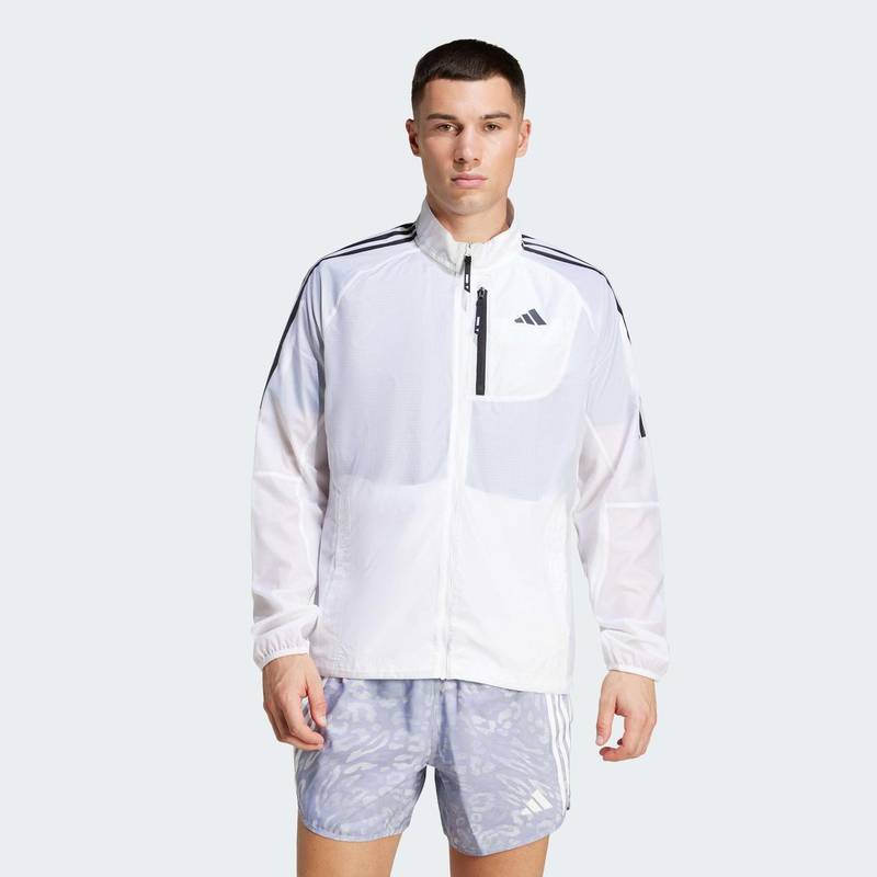 Куртка Own the Run 3-Stripes Adidas JD7760, рис. 0