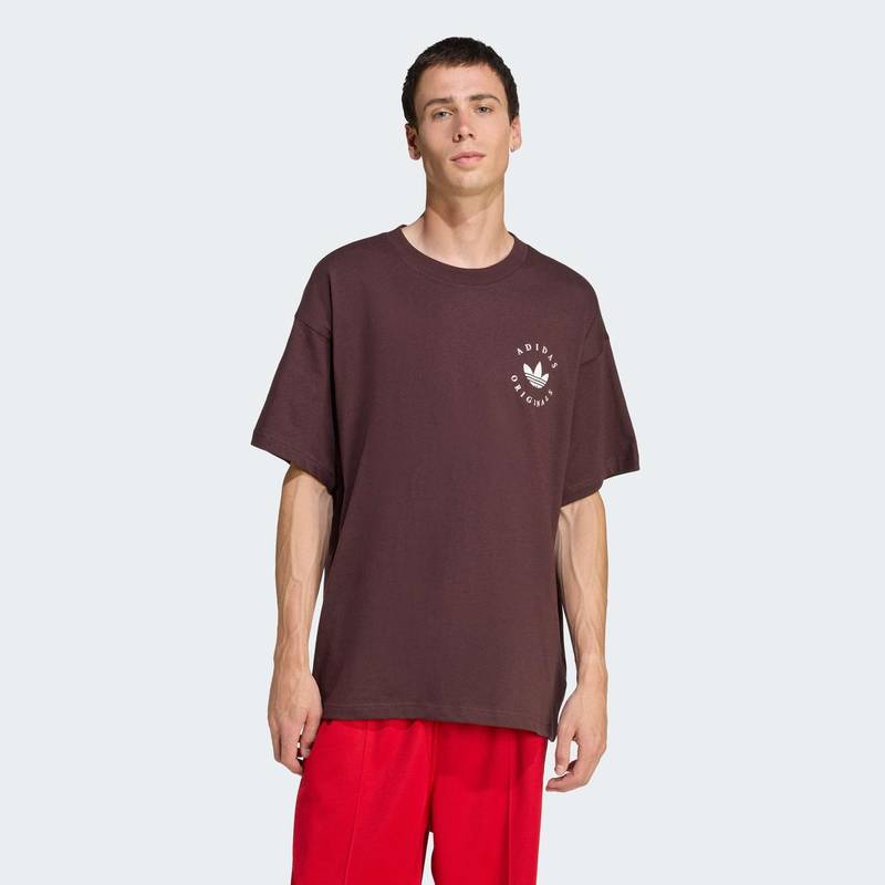 Футболка Curved Trefoil Logo GFX Adidas KG9865, рис. 0