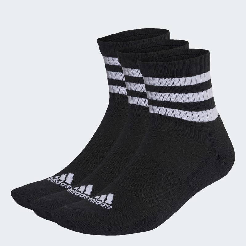 Три пары носков 3-Stripes Cushioned Sportswear Mid-Cut Adidas IC1317, рис. 0