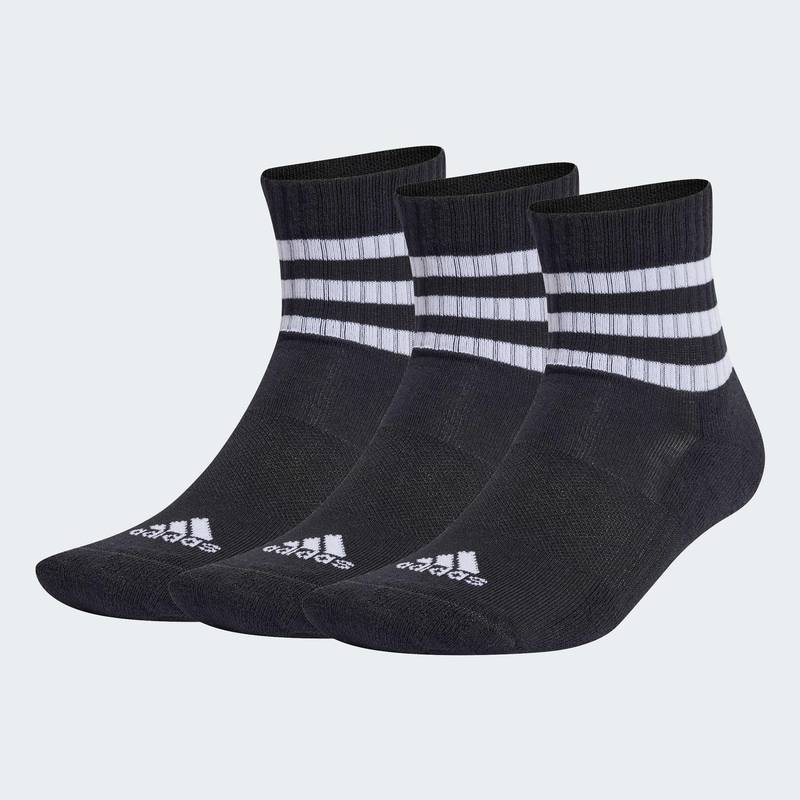 Три пари шкарпеток 3-Stripes Cushioned Sportswear Mid-Cut Adidas IC1317, рис. 3