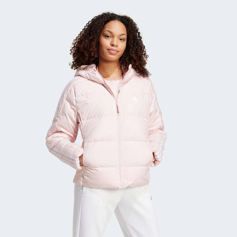 Пуховик Essentials 3-Stripes Mid Down Hooded Adidas IX8923, рис. 0