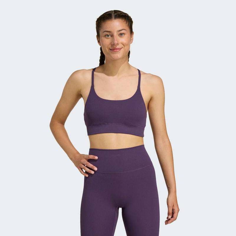 Бра All Me Light Support Rib Long Line Adidas JL5544, рис. 0