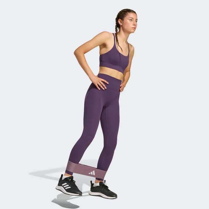 Бра All Me Light Support Rib Long Line Adidas JL5544, рис. 2