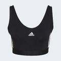Кроп-топ со съемными чашечками Essentials 3-Stripes Adidas GS1343, прев. 0