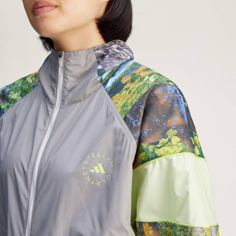 Спортивная кофта by Stella McCartney Earth Collage Woven Adidas JG5793, рис. 4