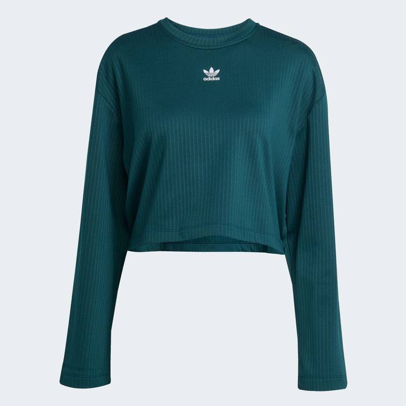 Лонгслив Essentials Winterized Wide Rib Adidas JW6092, рис. 5