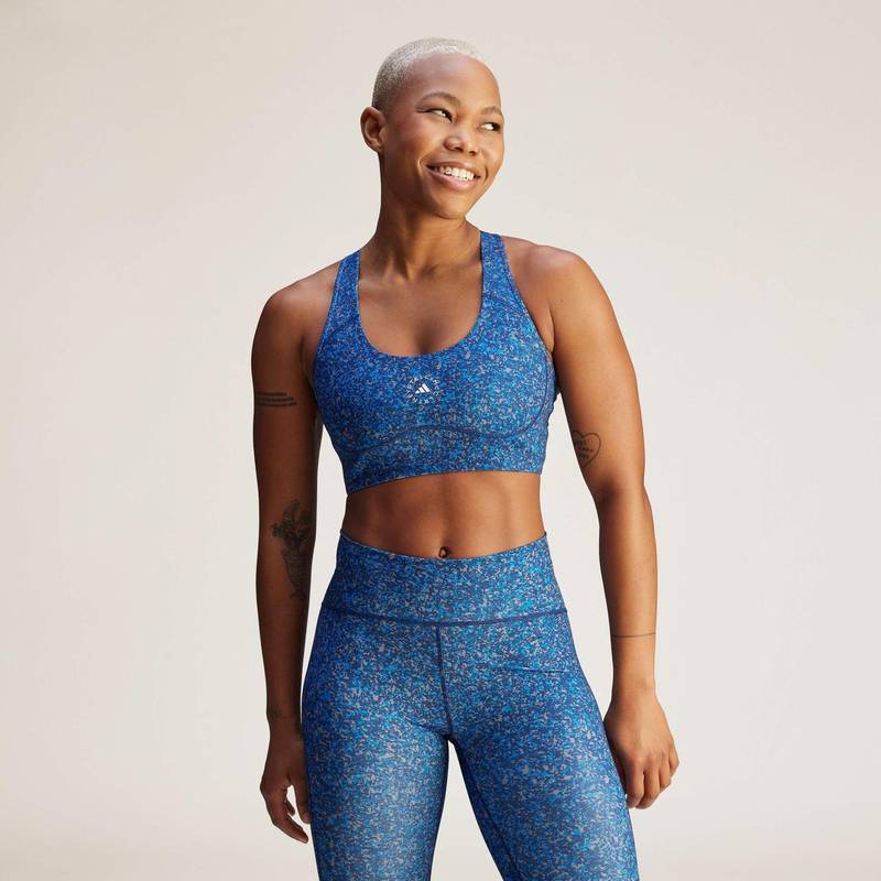 Спортивний бра із середньою підтримкою by Stella McCartney TruePurpose Power Impact Printed Training Adidas JF8482, рис. 0