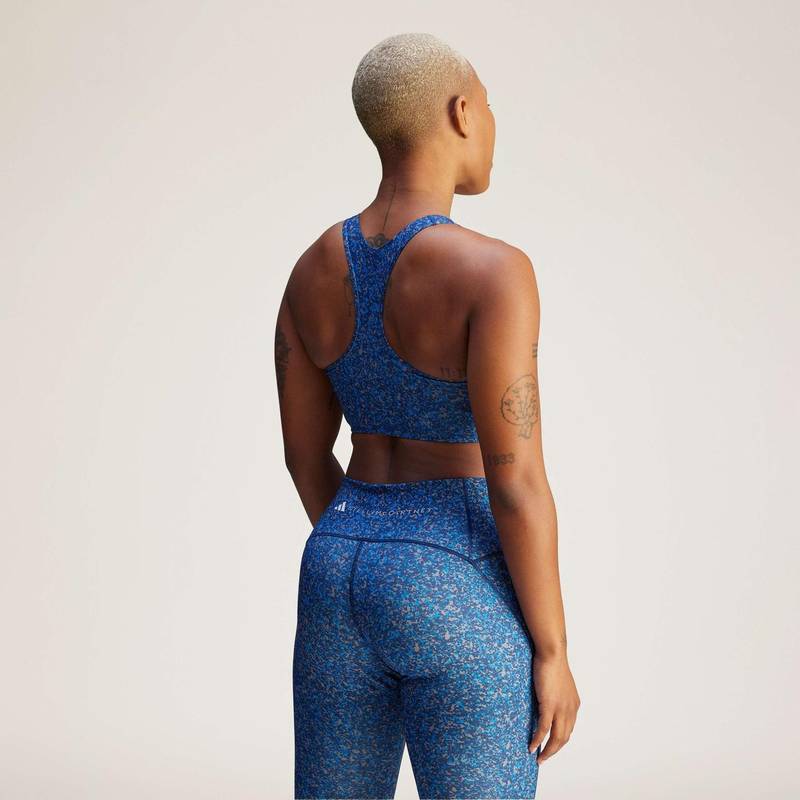 Спортивний бра із середньою підтримкою by Stella McCartney TruePurpose Power Impact Printed Training Adidas JF8482, рис. 1