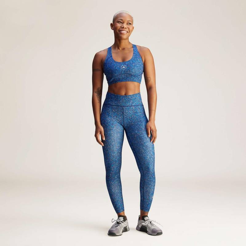 Спортивний бра із середньою підтримкою by Stella McCartney TruePurpose Power Impact Printed Training Adidas JF8482, рис. 2