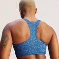 Спортивний бра із середньою підтримкою by Stella McCartney TruePurpose Power Impact Printed Training Adidas JF8482, прев. 4