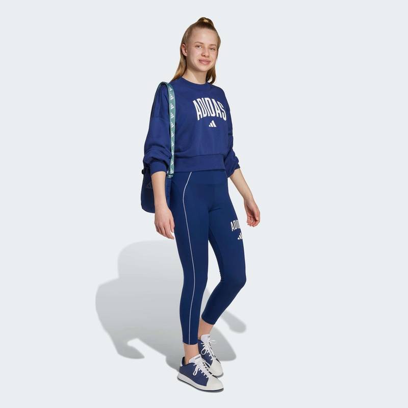 Світшот Seasonals Essentials Collegiate Typography Crewneck Kids Adidas JM1535, рис. 2