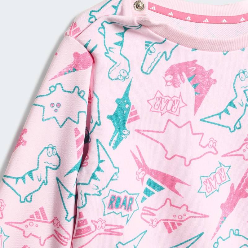 Комплект: світшот і штани Seasonal Essentials Adiraptor French Terry Kids Adidas JW2405, рис. 5
