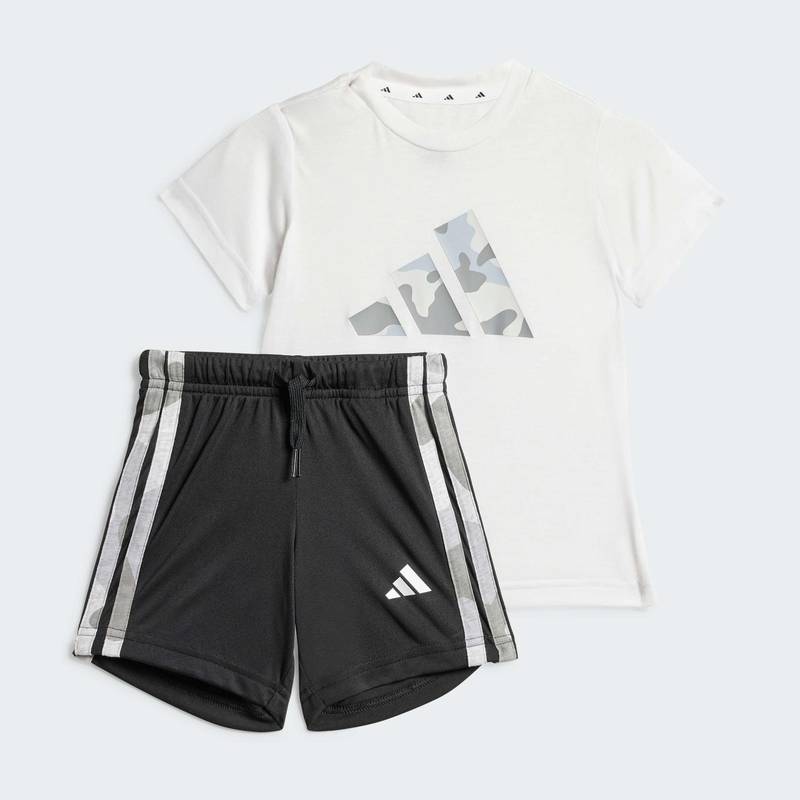 Комплект: футболка и шорты Train Essentials Camo Print Kids Adidas JM3797, рис. 0