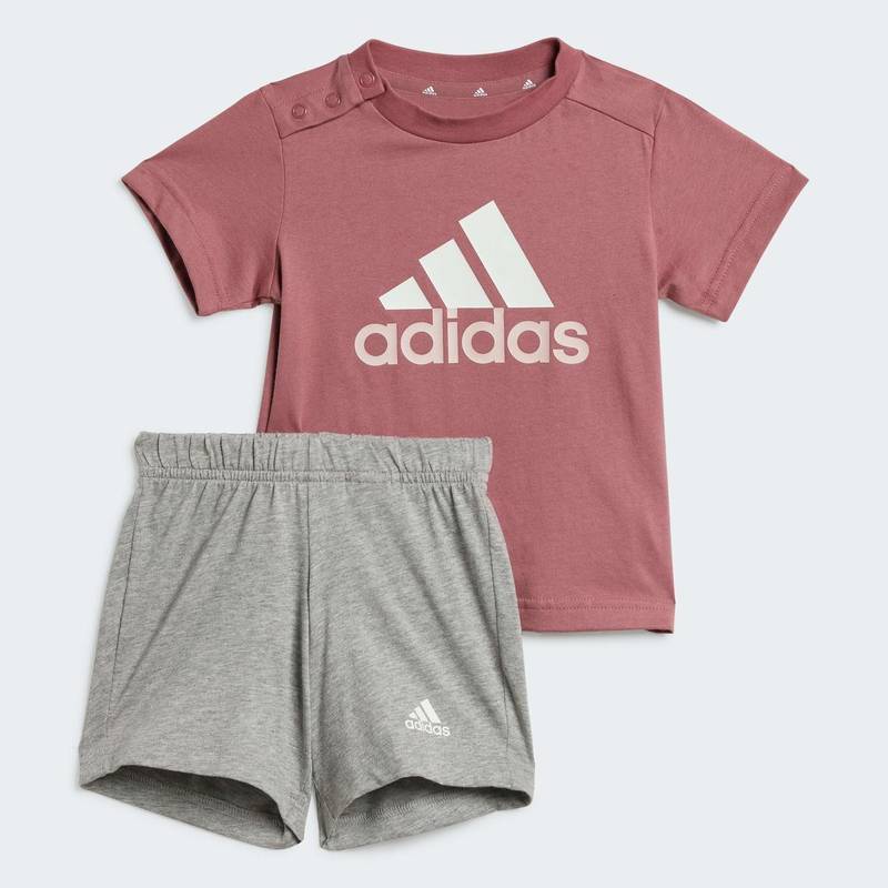 Комплект: шорты и футболка Essentials Organic Cotton Adidas IZ4975, рис. 0