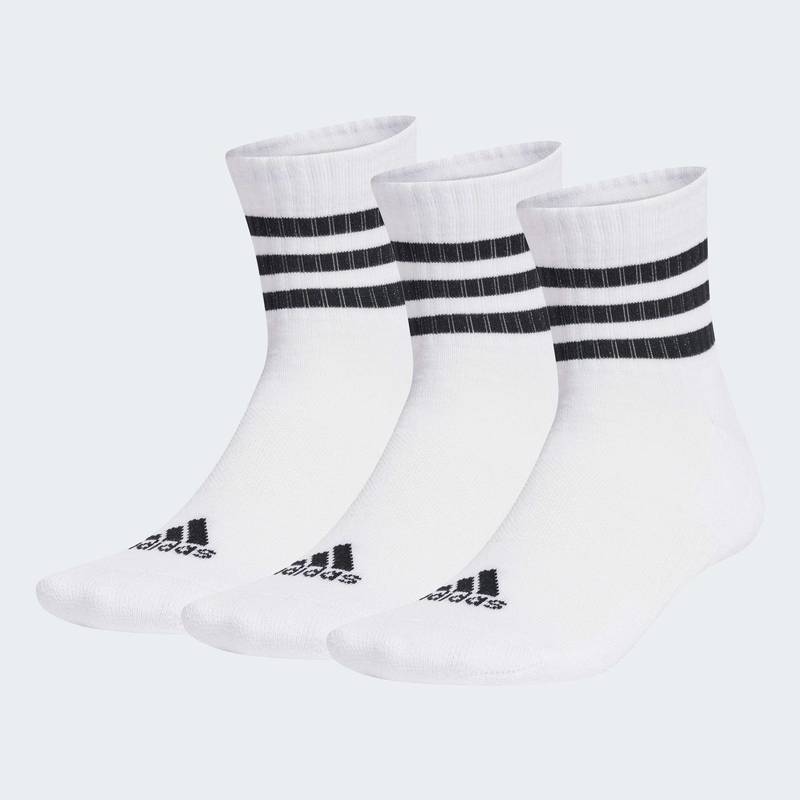 Три пары носков 3-Stripes Cushioned Sportswear Mid-Cut Adidas HT3456, рис. 0