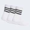 Три пары носков 3-Stripes Cushioned Sportswear Mid-Cut Adidas HT3456, прев. 1