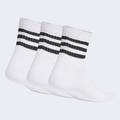 Три пари шкарпеток 3-Stripes Cushioned Sportswear Mid-Cut Adidas HT3456, прев. 1