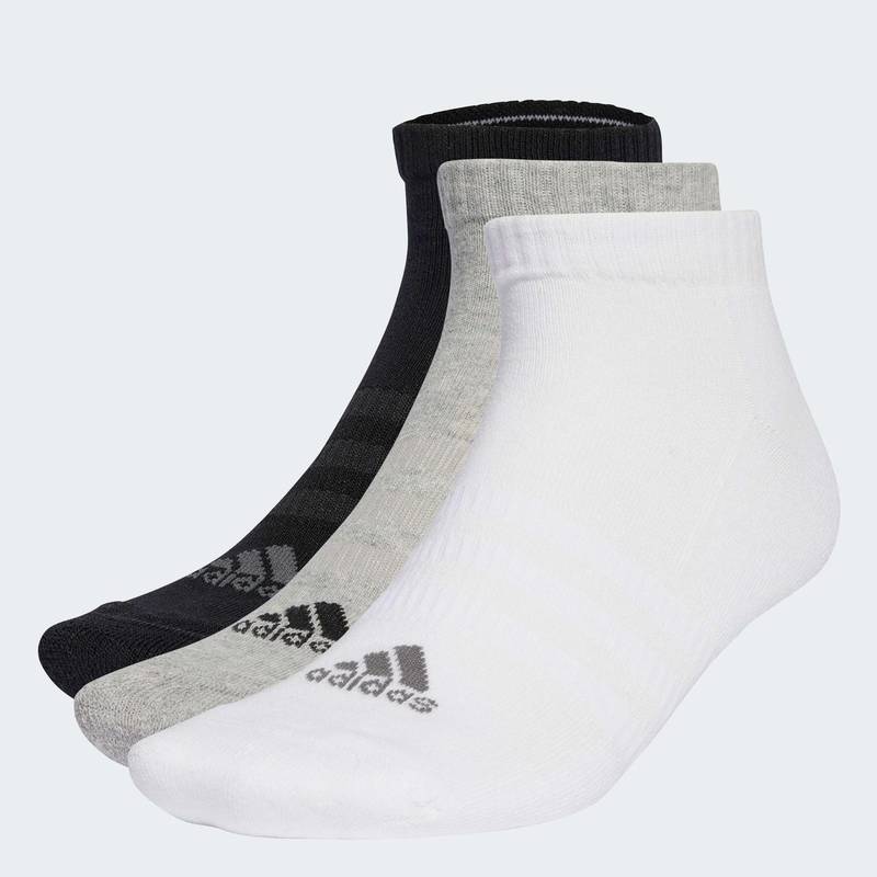 Три пари низьких шкарпеток Cushioned Low-Cut Socks Adidas IA3945, рис. 0