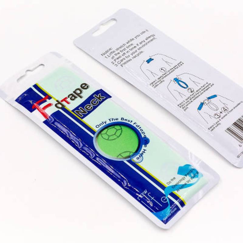 Кінезіо тейп преднарізаний NECK (Kinesio tape) (I-20см, V-15см, Х-10см), рис. 1