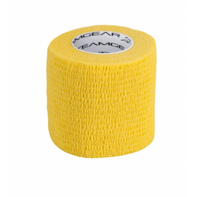 Эластичная лента для фиксации гетр и щитков W Sock Wrap желтая 5cm*4.5m 00041-Y, рис. 0
