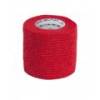Эластичная лента для фиксации гетр и щитков W Sock Wrap красная 5cm*4.5m 00041-R, прев. 0