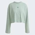 Укорочений лонгслів Essentials Wide Rib Adidas JD5123, прев. 5