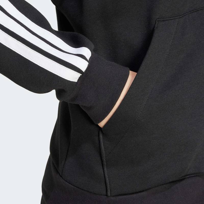 Толстовка Essentials 3-Stripes Full-Zip Fleece Adidas JE1283, рис. 4