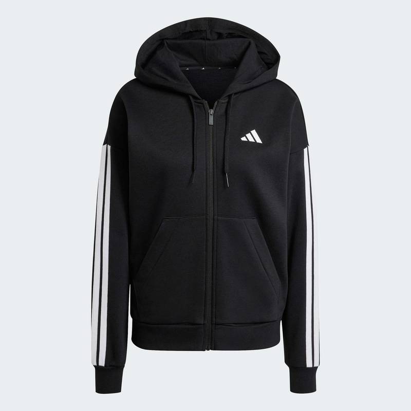 Толстовка Essentials 3-Stripes Full-Zip Fleece Adidas JE1283, рис. 5