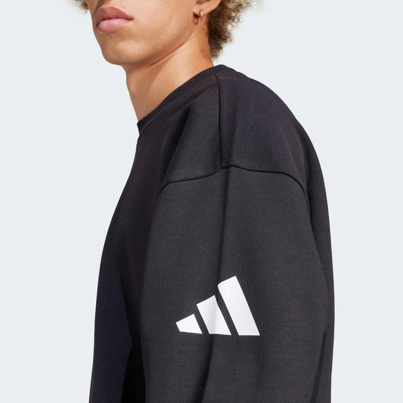 Свитшот Essentials Loose Fit 3 Bar Logo Adidas JF3542, рис. 3