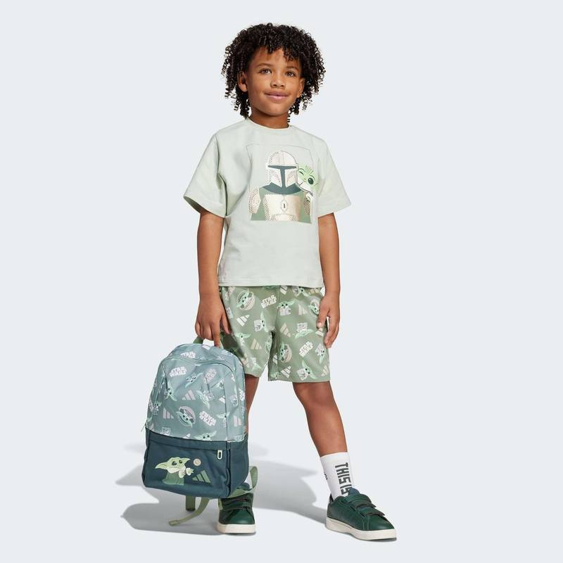 Комплект: футболка и шорты Star Wars The Mandalorian™ Kids Adidas JF3648, рис. 2