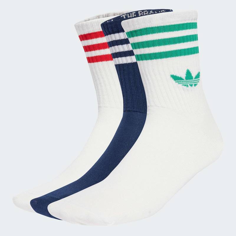 Три пари шкарпеток 3-Stripes Crew Adidas JV7408, рис. 0