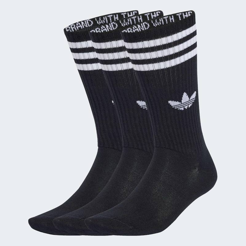 Три пари шкарпеток 3-Stripes High Crew Adidas JV7417, рис. 0
