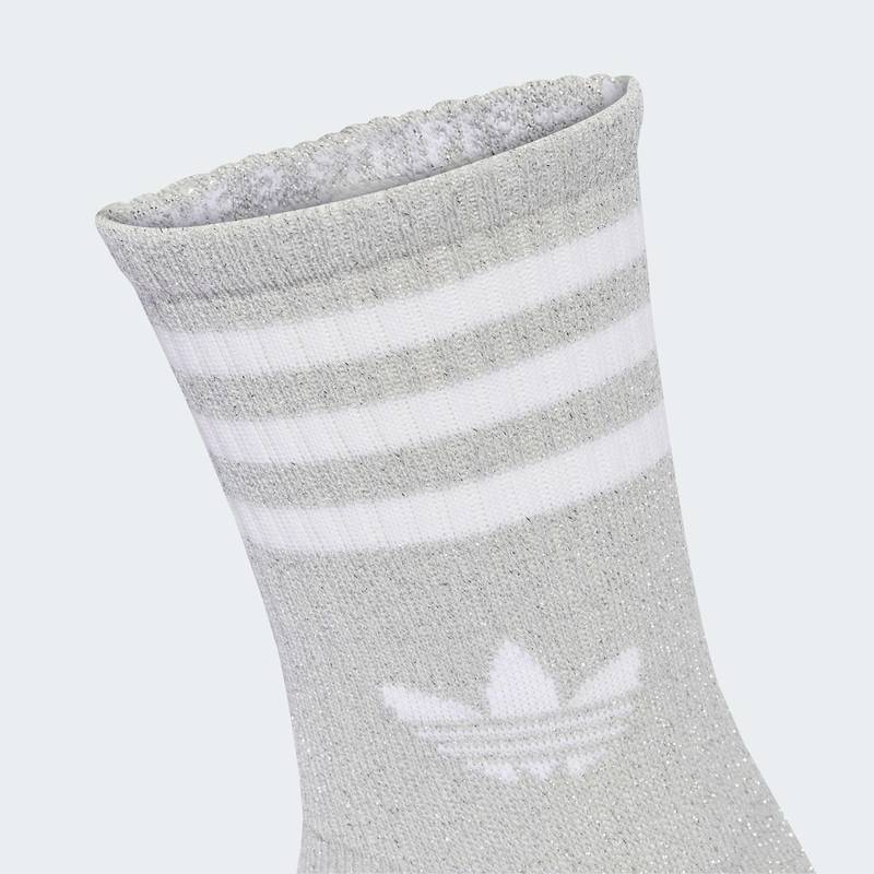Дві пари шкарпеток 3-Stripes Glitter Crew Adidas JX5204, рис. 1