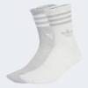 Дві пари шкарпеток 3-Stripes Glitter Crew Adidas JX5204, прев. 0