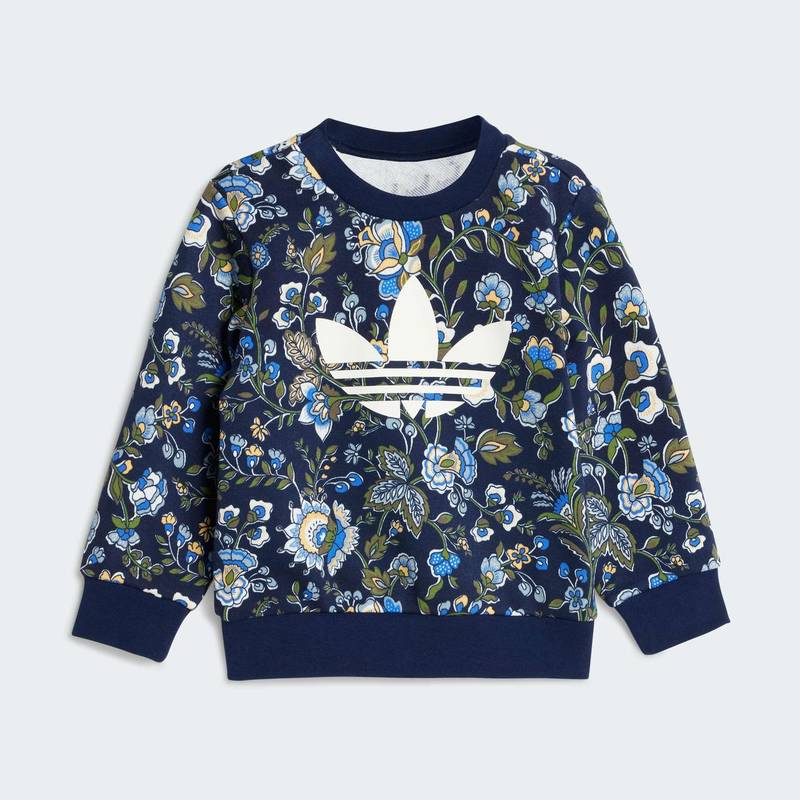 Комплект: свитшот и брюки Originals X Liberty London Crew Kids Adidas JY3019, рис. 1