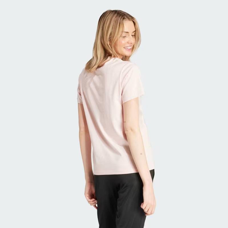 Женская футболка Pink Collegiate Graphic Tee Adidas IZ1158, рис. 1